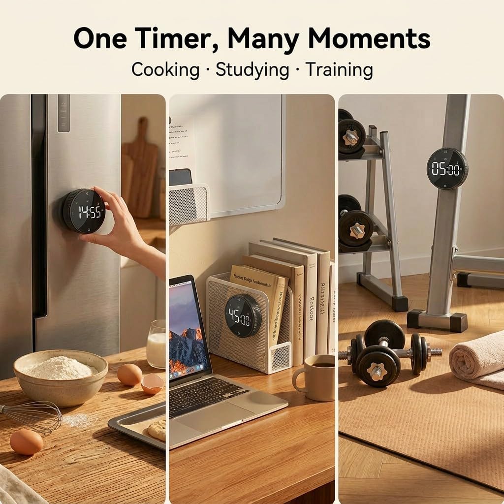 Magnetic Countdown Timer (Rechargeable)